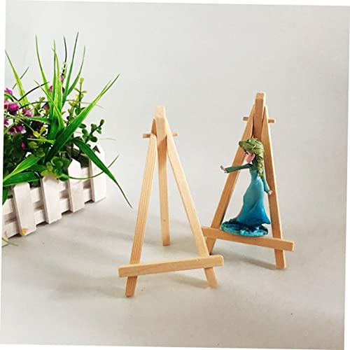 HOMSFOU 2 Peças Pequeno Cavalete Cavaletes Em Miniatura Mini Cavalete De Exibição Base Para Telefone