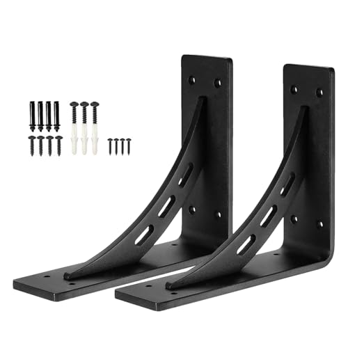 Support de tringle de placard robuste support mural d'angle en L pour maison - 2