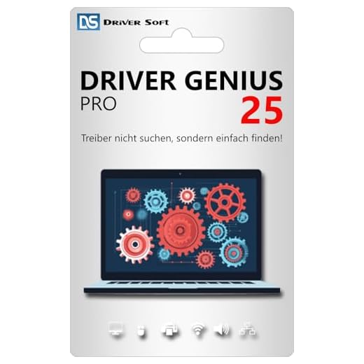 Driver Genius 25 PRO – Treiber Updater Software (aktuelle Version 2025) - Automatische Treiber-Aktualisierung für Windows 11/10/8/7 - Vollversion - 3 PC / 1 Jahr - DEUTSCH (ProduktKeyCard) - PKC
