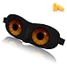 HYCLES Sleep Mask with 3D Angel Eye Labeling & Ear Plugs Ultra Lightweight Eye Mask Polyster Eyeshade Adjustable Strap Blindfold for Men Women and Kids