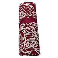 Telo Copritutto Multiuso 240x260 Cm - Fantasia Rosa Floreale, Cotone E Poliestere - Per Letti, Divani, Picnic - Foto 6