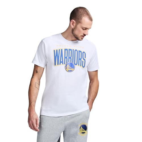 Game 7 x NBA Officially Licensed Mens Graphic Short Sleeve Lightweight Crew Neck Cotton T-Shirt Golden State Warriors S White