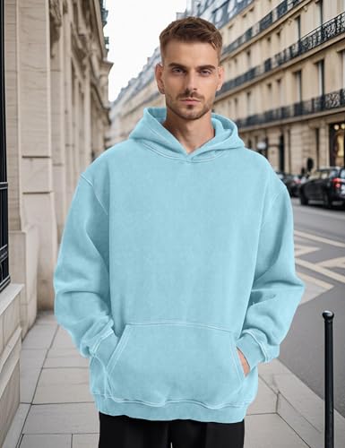 Image of Hatant Oversized Hoodie Sweatshirts for Men Couples Heavyweight Hoodies Pullover Vintage Mens Acid Wash Sweaters Clothes 2026
