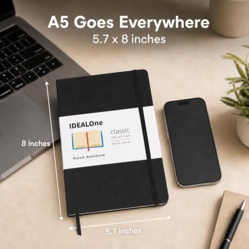 Cuaderno IDEALOne Hardcover Executive para evitar hojas rotas 4