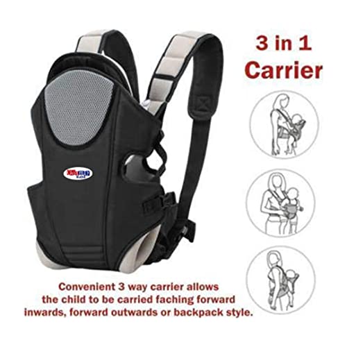 Image of Adjustable Rabbit Baby Carrier 3-in-1 Infant Carrier Baby Toddler Carrier for 4 to 24 Months Baby Honeycomb /Kangaroo Bag Toddler Carrier Body Holder Backpack