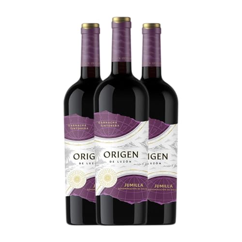 Luzón Origen Garnacha Tintorera Jumilla 75 cl Vino tinto (Caja de 3 Botellas de 75 cl)