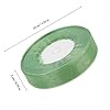 KALLORY 4 Rolls Organza Ribbon Set for DIY Crafts, Floral Bouquet and Wrapping, Sheer Ribbon Tying Supplies in Blue, Green, Pink, and Purple, 2cm X 45m Each #1