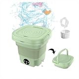 Eliminación fuerte de manchas:Esta mini lavadora portátil brinda 3 modos de limpieza profunda, frotamiento completo, lavado de manos positivo y negativo, viene con blue ray, es realmente adecuada para lavar ropa interior o ropa de bebé.