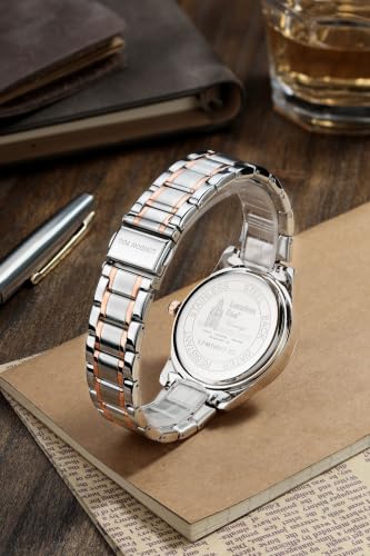 Image of London Fog Carnaby Collection Analog Watch for Men with Round Dial, Day & Date Display, Quartz Movement, Stainless Steel Strap & Water Resistant