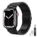 Produktbild owlhold Metall Armband Kompatibel mit Apple Watch 41mm 40mm 38mm, Premium Edelstahl Ersatz Uhrenarmband für Apple Watch Serie 10/9/8/7/6/5/4/3/2/1/SE/SE2 für Männer und Frauen(schwarz)