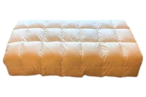 羽毛布団 カバー セット 体格のよい方向け 縦横に大きく仕立てた羽毛ふとん+和晒しガーゼのカバー アイボリーのセット 寝具 掛け布団 羽毛 ガーゼ 布団 ふとん