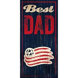 Fan Creations MLS New England Revolution Unisex New England Revolution Best Dad, Team Color, 6 x 12