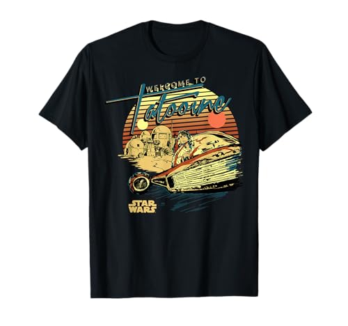 Image of Star Wars Welcome To Tatooine Luke Skywalker Poster T-Shirt