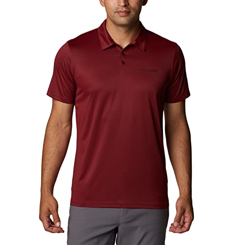 Image of Columbia Men's Solid Regular Fit Hike Polo