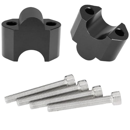 Adaptateur rehausse guidon moto 29mm pour pinces de montage KLE650 aluminium