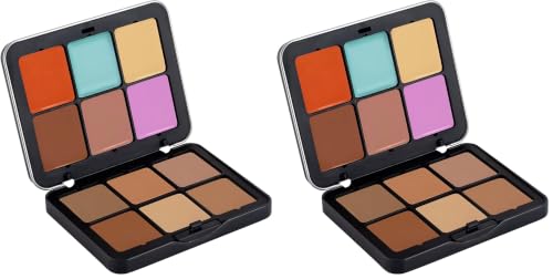 Image of MARS Cover Rangers Creamy Concealer and Corrector Palette | Easy to Blend & Lightweight Concealer for Face Makeup (24 gm) (02-MULTICOLOR) (Pack of 2)