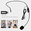 SHIDU Flexible Costume Microphone Headset,Original Sound Adjustable Wired Microphone with 3.5mm Audio Plug for Voice Amplifier Speakers