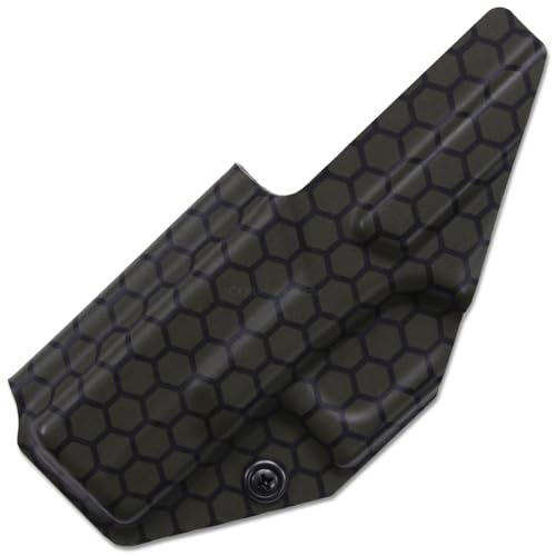 Image of KYDEX Thermoform Sheet - (Honeycomb Camo) - (Olive Drab /Black) - (12in x 12in) - (1 Sheet) - (for Holster Making, Cosplay, Hobby) - (USA Made)