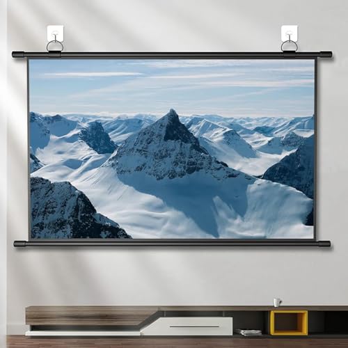 Pantalla Manual de Proyector 50" 4:3/16:9 para Teatro en Casa miniatura 5
