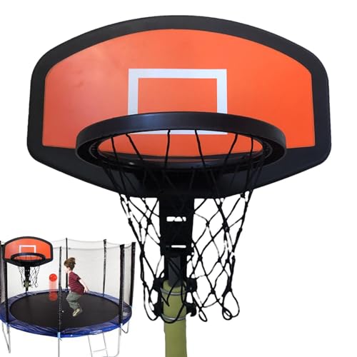 Aufsatz-Basketballkorb, robuster Korb mit 11 Zoll Durchmesser, Basketball-Spielkorb, Trampolin-Basketballständer im Freien für Zuhause