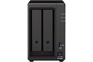 Synology 2 bay NAS DiskStation DS723+ 2-Bay NAS with 4TB Seagate IronWolf Hard Drives