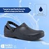 Shoes for Crews Clogs for Men Women Slip On Work Clogs Shoes Slip Resistant Water Resistant Unisex Comfort Slip-on Mules Classic Platform Clog
