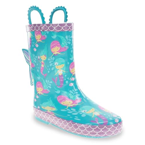 Western Chief Kids Printed Waterproof Rubber Rain Boots – Durable and Easy-On Puddle Boots