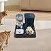 IEUDNS Cat Feeder and Water,Pet Food Bowl,Easily Clean Food and Water Bowl Dispenser Automatic Cat Feeder for Puppy Medium Pet Dogs