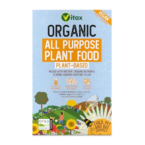 Vitax Organic All Purpose Plant Food 0.9KG, Plant-Based and Vegan...