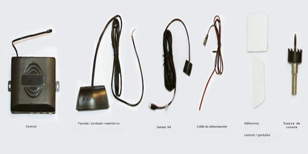 Beeper RK039-FR Sensor de Aparcamiento, 4 sensores, Pantalla Inalámbrica