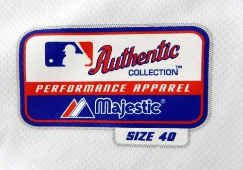 Miniatura 4 de San Diego Padres J.J. Tujillo #8 Game Issued White Jersey - Game Used MLB Jerseys