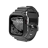 Zubehörfreundlich – Die Quattro Pro Series Apple Watch 6 SE 5 4 44 mm Bumper Hülle ist so konzipiert, dass sie mit jeder Ladestation / Ladegerät funktioniert, ohne die Hülle herauszunehmen. Die Hülle ist auch für jede Apple Watch Displayschutzfolie geeignet, einschließlich Folie oder Glasschutz.