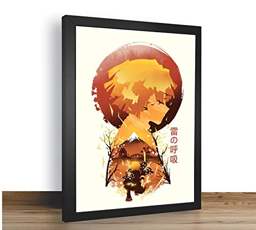 Quadro Decorativo Poster Demon Slayer Anime Shonem