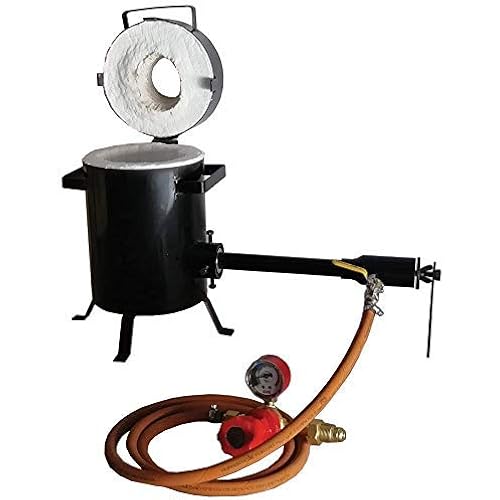 HYTECH Products 5KG Aluminum Melting Furnace Precious Metal Melting and Smelting Gold Silver Copper Brass Bronze Aluminum
