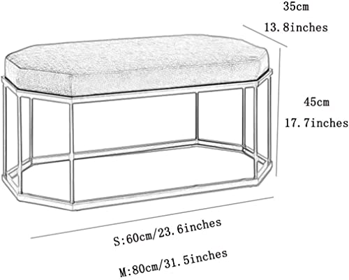 Bancos de almacenamiento tipo taburete plegable y asiento nórdico 4