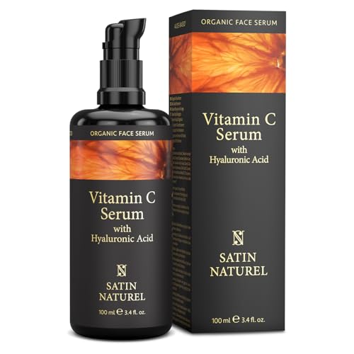 Satin Naturel Serum Vitamina C con Acido Hialuronico 100ml -...