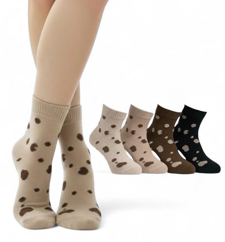 Lucchetti Socks Milano Calcetines térmicos cortos para mujer – Calcetines de invierno cálidos y suaves de forro polar, transpirables y aislantes – Ideales para frío intenso, uso diario y actividades