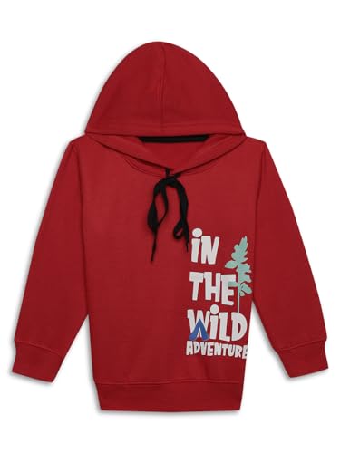 Image of Mack Jonney Printed Hooded Cotton Fleece Tracksuit Co-Ord Set for Kids-MACK38112