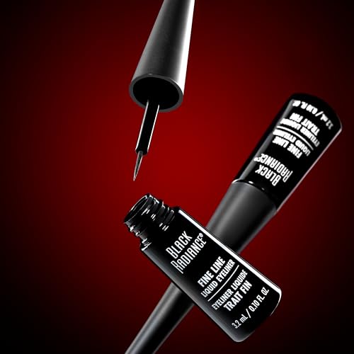 Black Radiance Delineador Líquido Fino Negro 0.12 oz miniatura 6