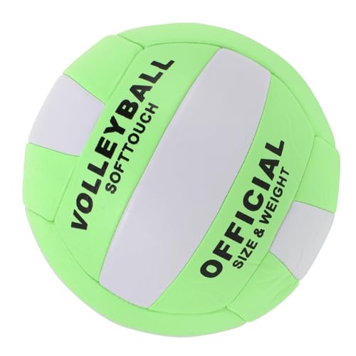 VANZACK Soft Indoor Volleyball Practice Ball for Training Durable Elastic Material Eye Catching Colors for Easy Court Identification for Beginners and Competitions