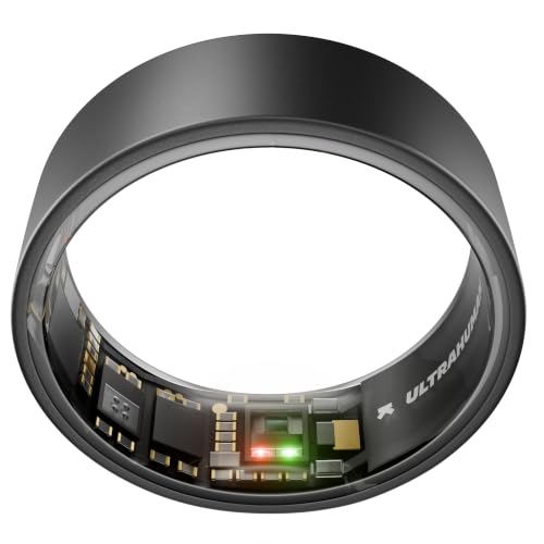 Image of ULTRAHUMAN Ring AIR - Matte Grey - Size 9 - Smart Ring | No App Subscription Fee | Size First with Sizing Kit | Sleep, Activity & Heart Rate Tracking | Fitness Ring for Men & Women