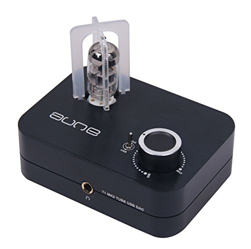 Aune T1 Mk2 (Second Generation) 6922 24Bit/96Khz Tube Amplifier Mini Hi-Fi Usb Dac Decoder Black #TOP4