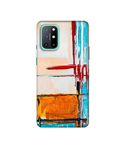 Image of Amazon Brand - Solimo Designer Glass Paint 3D Printed Hard Back Case Mobile Cover for OnePlus 8T