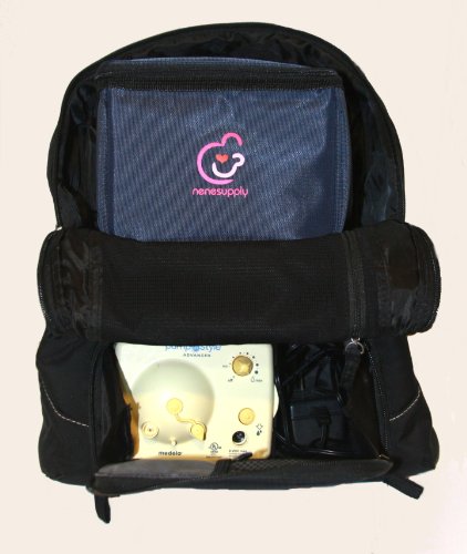 image for NENESUPPLY Bottle Cooler Bag and ice Packs for breastmilk Storage. Can