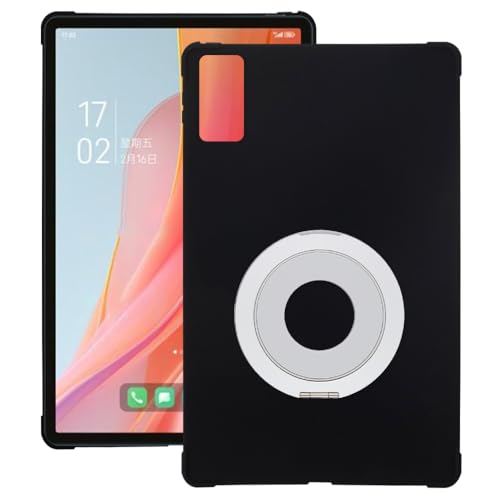 Coque ZTE W200DS Pro 12.0 avec support de bureau amovible bicolore noir et argent