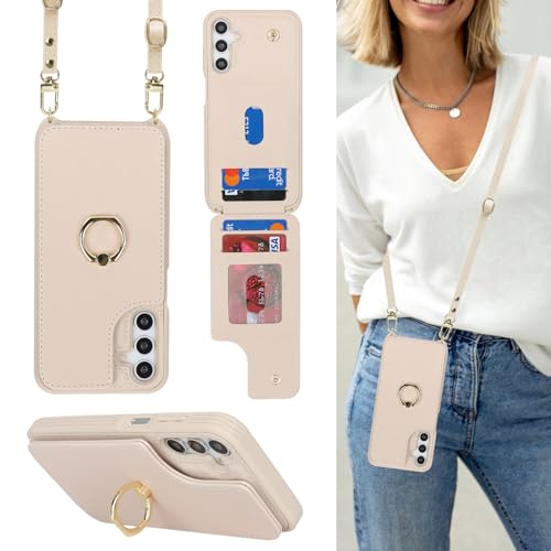 Cavor Galaxy A15 �蒠�^�P�[�XGalaxy A15 �X�}�z�P�[�X�V�����_�[ �N���X�{�f�B���|�� �񂩂� �΂߂��� �V�����_�[ �P�[�X �w�ʃ|�P�b�g�t��Galaxy A15 ���z�^�P�[�X�y�㉺�J�zGalaxy A15 �g�уP�[�X�yRFID�@�\