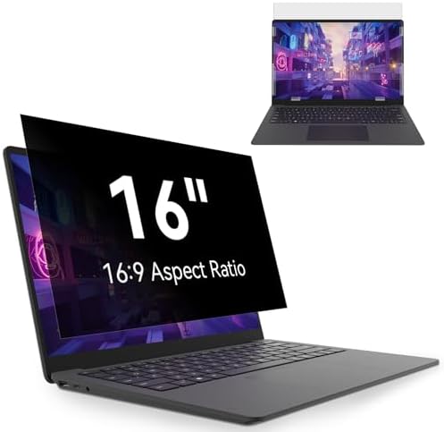 21.5 Inch Computer Privacy Screen Filter for 16:9 Aspect Ratio Monitor, Anti Blue Light Glare Privacy Filter 21.5in, Removable Computer Privacy Screen Shield, Privacy Protection film for 21.5"