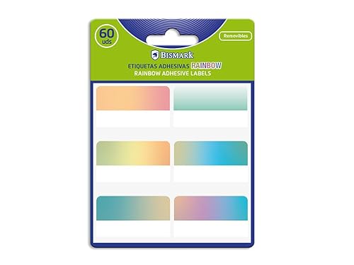 Bismark Rainbow Etiquetas Adhesivas Index 60 uds