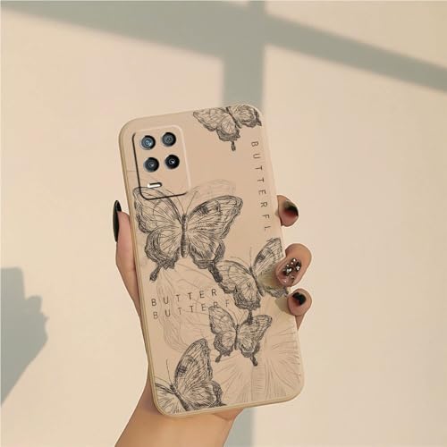 PAIXIKYZ Compatible con Realme 8 5G/Realme Nrazo 30 5G - Funda Silicona Suave Bordes Rectos Protección Total Cámara Case