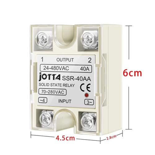 Relé de estado sólido SSR-25AA para control de temperatura AC 4